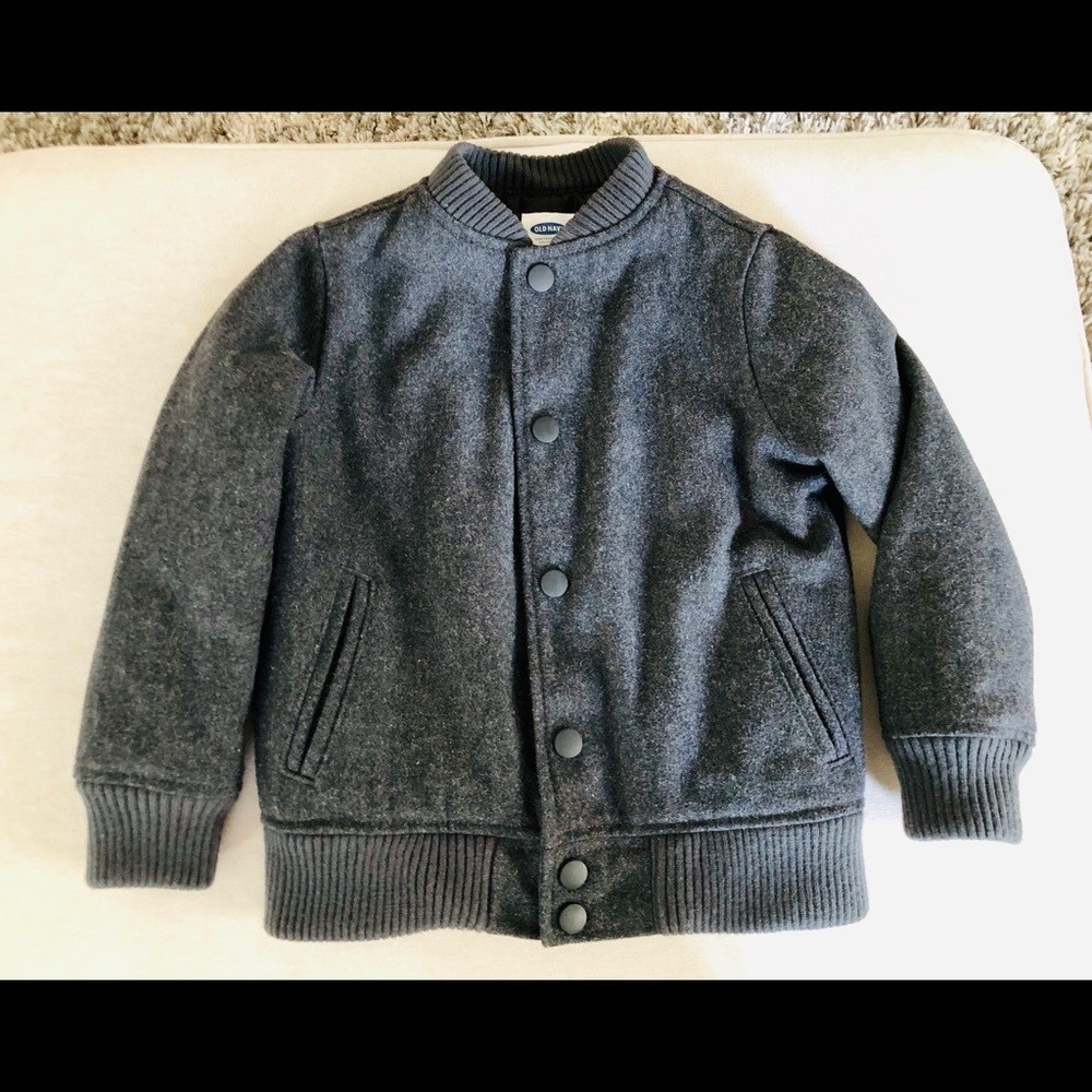 Old Navy Wool Bomber jacket, Boy’s size XS/5